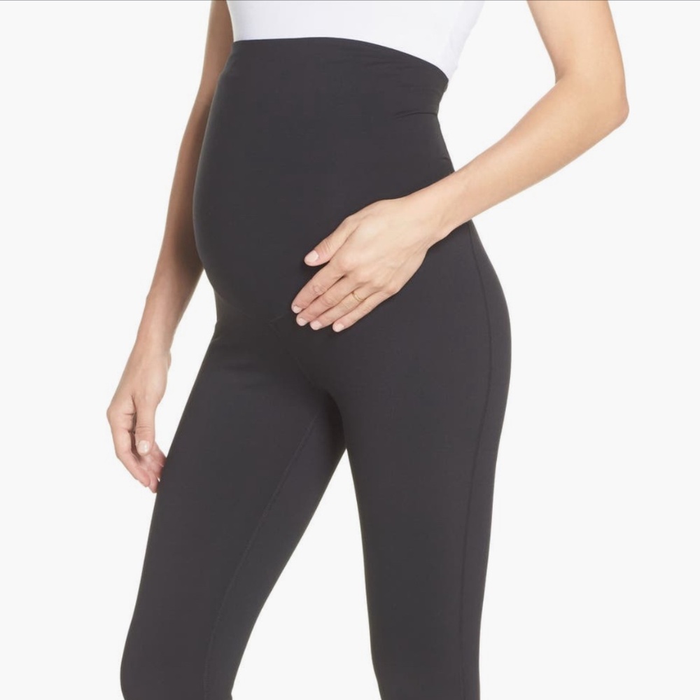 Zella black maternity leggings